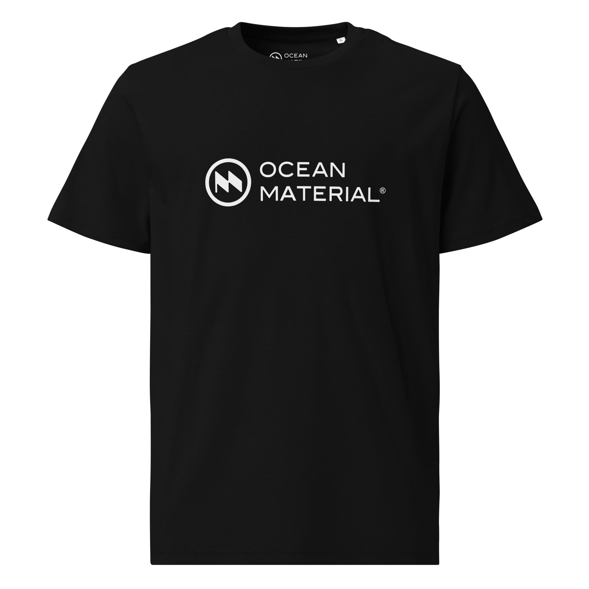 Ocean Material Unisex Cotton T-Shirt – White Logo