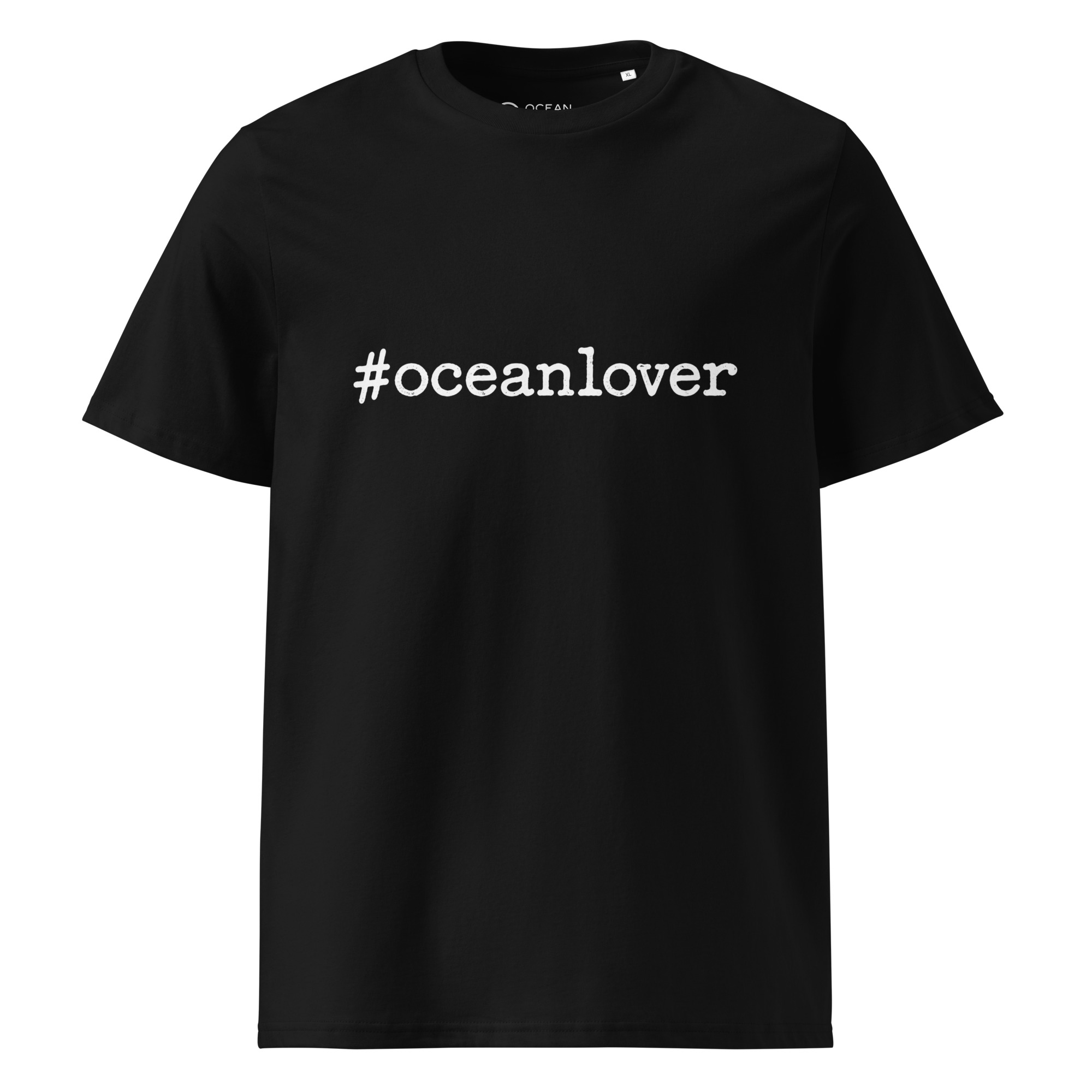 #oceanlover Organic Cotton T-Shirt – White Print